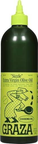image:imageGraza Sizzle Extra Virgin Olive Oil Cooking Oil High Polyphenol Peak Harvest EVOO Cooking Oil in a Box Single Origin Olive Oils from Spain 51 Fl Oz 15L750mL Pack of 2