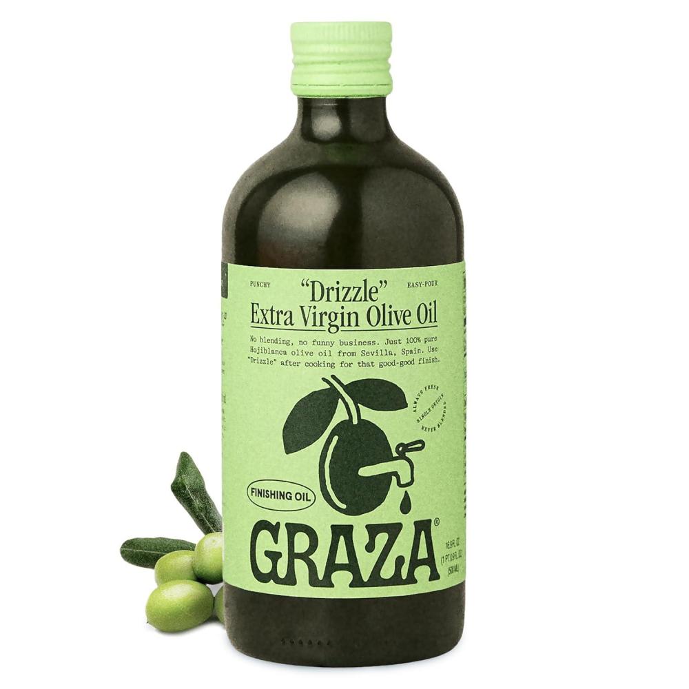image:imageGraza Drizzle Extra Virgin Olive Oil Glass 169 Fl Oz