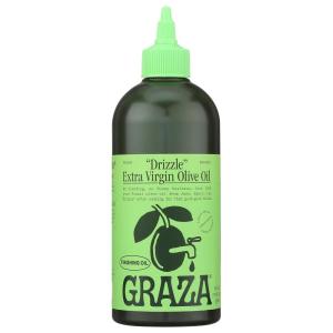 Graza Drizzle Extra Virgin Olive Oil, 500 Ml, 16.9 Fluid Ounce (Pack of 6)